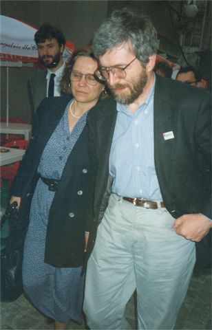 Stanisław Barańczak with wife Anna (Photo: Mariusz Kubik)